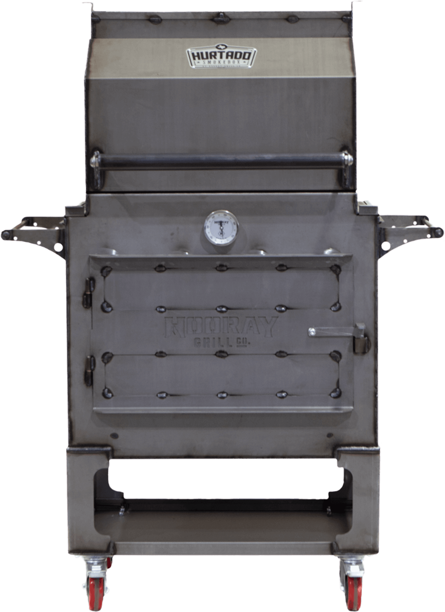 The Hurtado Smokebox by Hooray Grill Co, raw steel